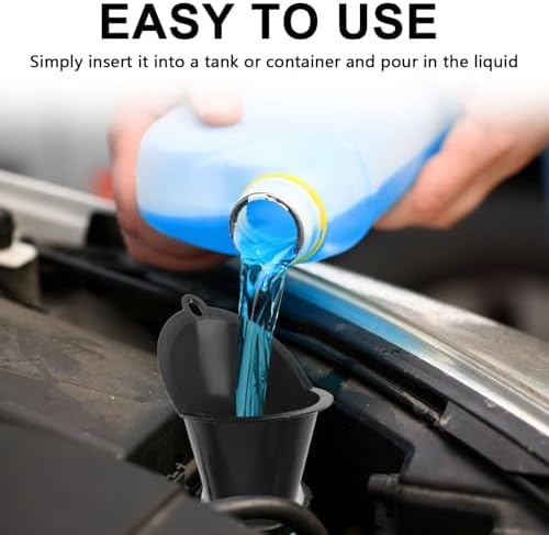 Long-Neck Oil Funnel for Automotive – Multi-Function Plastic Funnel for Oil - Image 6