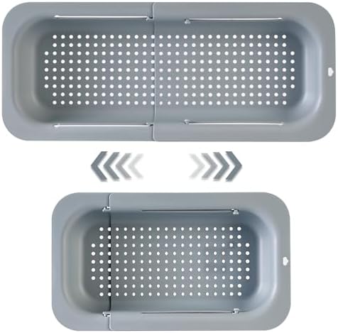 Extendable Sink Colander Strainer Basket by YUNKWONG