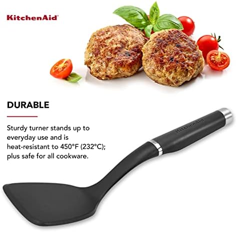 KitchenAid KO015OHOBA Gourmet Nylon Short Turner, Matte Black - Image 3