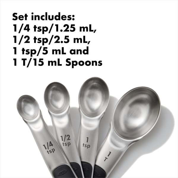 OXO Good Grips 4 Piece Stainless Steel Measuring Spoons - Image 2