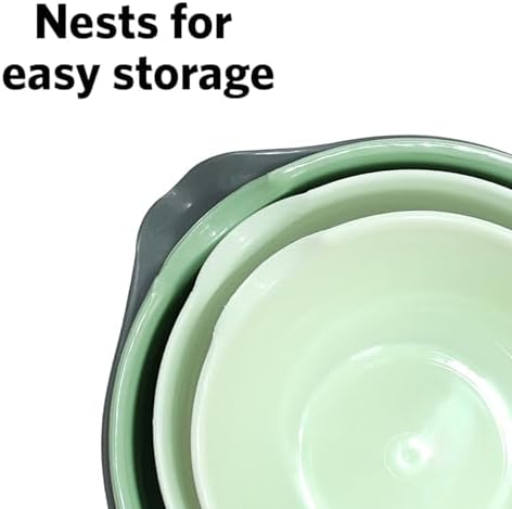 Glad Mixing Bowls with Pour Spout, Dishwasher Safe Kitchen Cooking and Baking - Image 4