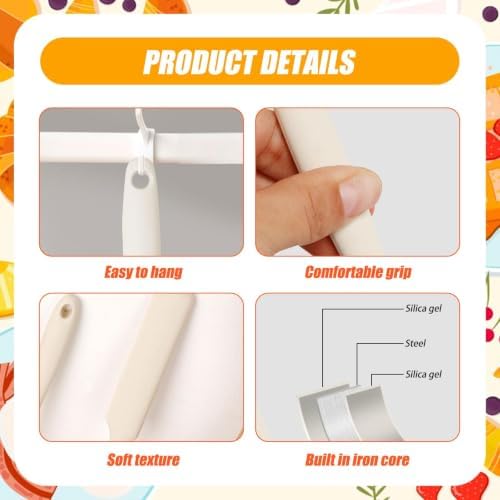 Silicone Jar Spatula, Non-Stick Heat Resistant Kitchen Thin Spatula, Sourdough - Image 3