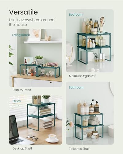 SONGMICS Cabinet Organizer Shelf, Kitchen Storage - Image 5
