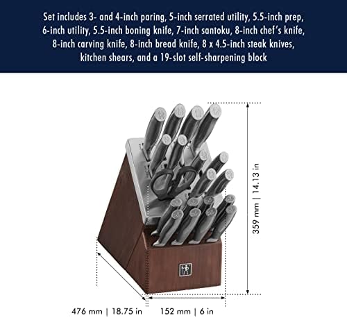 HENCKELS J.A International Graphite 20-pc Self-Sharpening Block Set - Image 3
