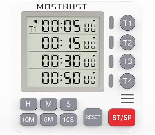 Digital Dual Kitchen Timer by MOSTRUST