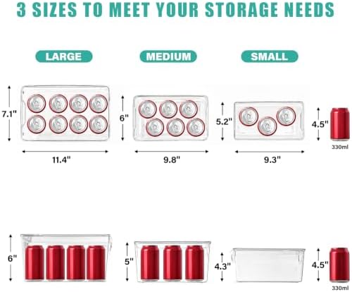 6 Pack Large Clear Storage Bins - Image 3