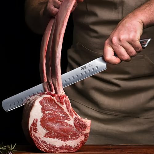 HOSHANHO Carving Knife 12 Inch, Razor Sharp Japanese Brisket Slicing Knife - Image 6
