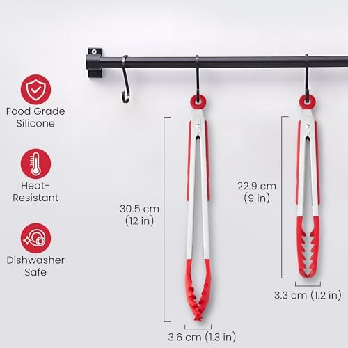 2 PCS Pasta Tong Spaghetti Tongs - Image 2