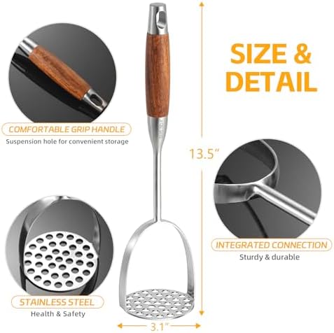 Potatoe Masher Stainless Steel - Image 2