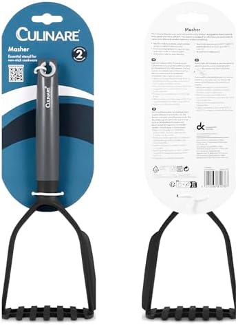 Culinare Potato Masher – Heat-Resistant, Non-Scratch Utensil - Image 2