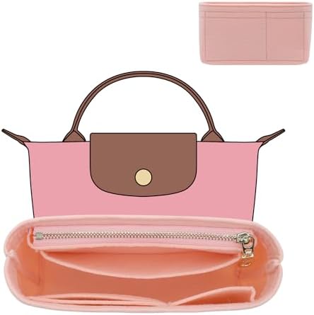 Felt Purse Organizer Insert for Longchamp Le Pliage XS Pouch by OAIKOR