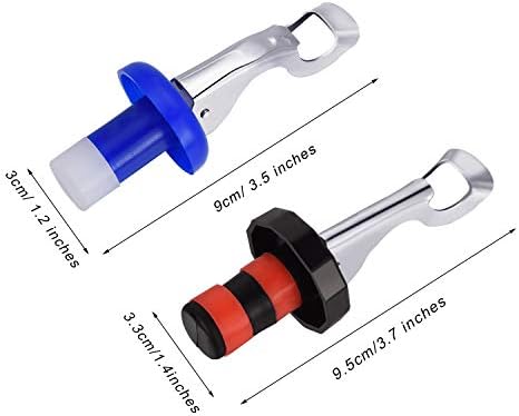 10 Pieces Silicone Wine Stoppers Expanding Manual beverage Bottle Plug Reusable - Image 3