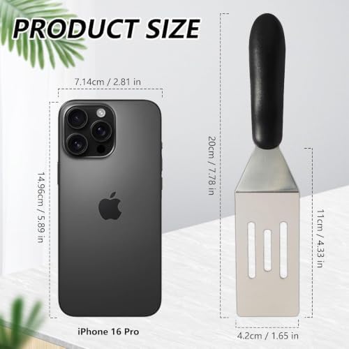 【7 Pack】Small Metal Spatula, Mini Spatula - Image 2