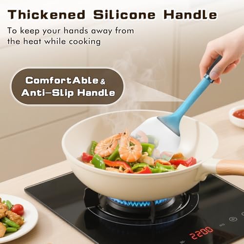 4 Pcs Cooking Utensils Set, Stainless Steel Kitchen Utensils, Heat Resistant - Image 4