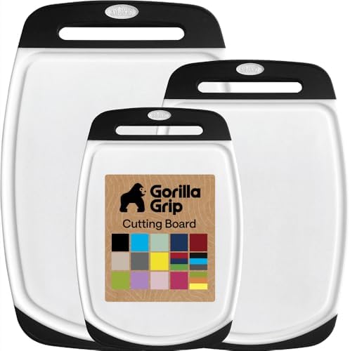 GORILLA GRIP BPA-Free Reversible Kitchen Cutting Board by GorillaGrip