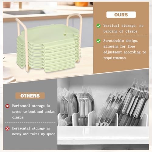 Adjustable Lids Organizer for Rubbermaid Brilliance Lids - Image 5