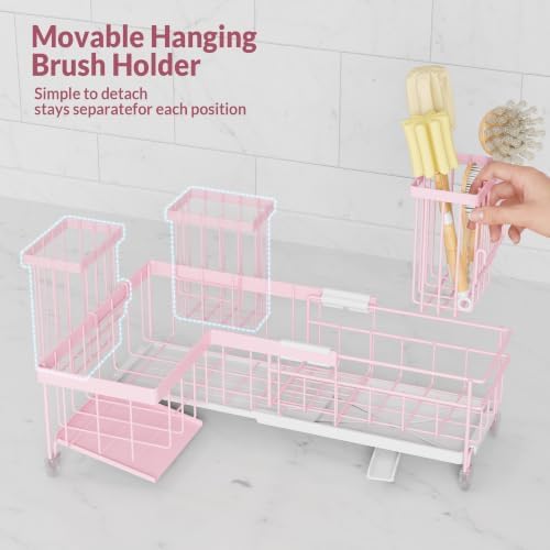 Extendable L-Shaped Sink Caddy Organizer - Image 6