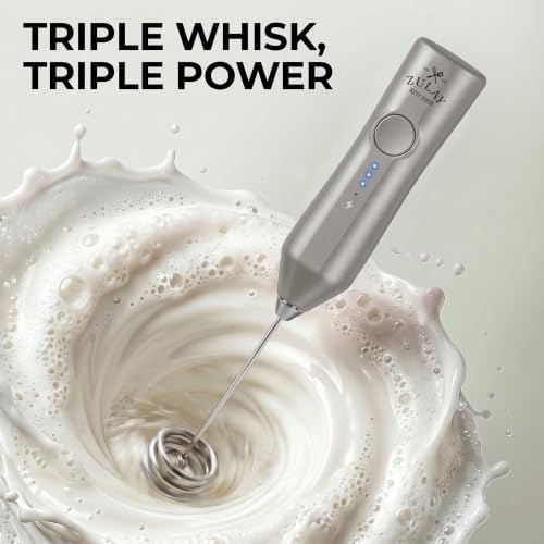 Zulay Kitchen Rechargeable Milk Frother Handheld - Image 2