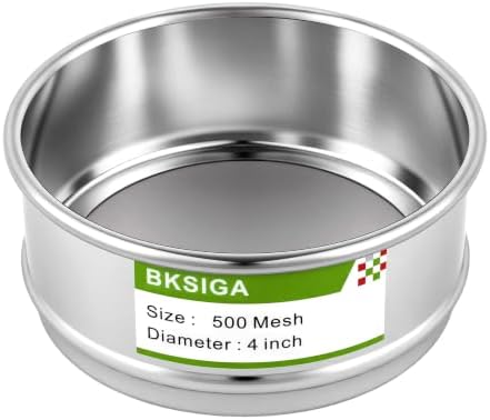 304 Stainless Steel Wire Cloth Lab Sieves, 500 Mesh Test Sieve by Unknown