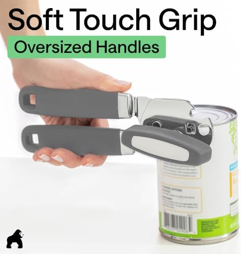 GORILLA GRIP Original Model Stainless Steel Manual Can Opener - Image 4
