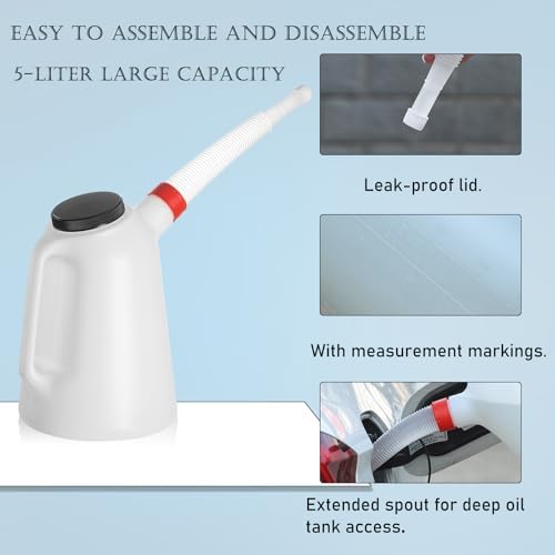WHJY Plastic Oil Measuring Container - Image 4