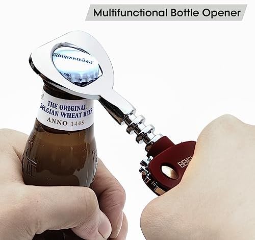 Beneno Wine Opener, Premium Wing Corkscrew Wine Bottle Opener - Image 2