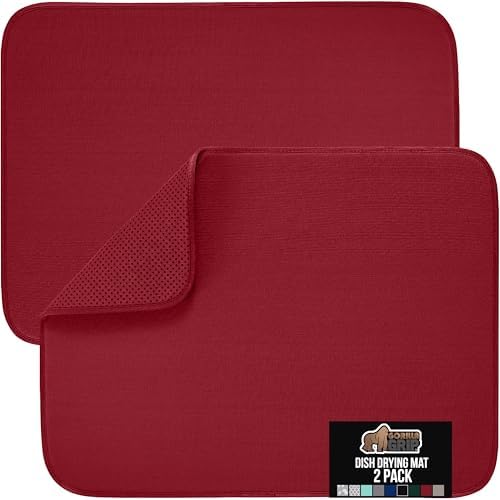 GORILLA GRIP Ultra Absorbent Microfiber Dish Drying Mat by GorillaGrip