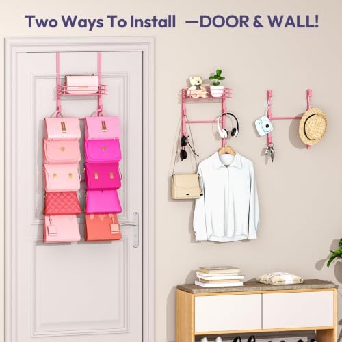 SWTYMIKI Over the Door Purse Organizer - Image 6