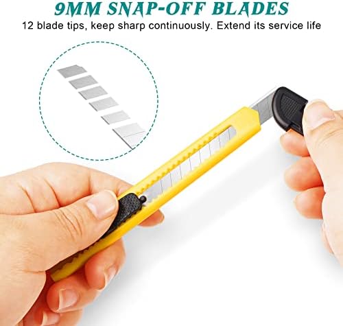 20-Pack Retractable Utility Cutter | Auto-Lock Design - Image 3