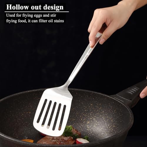 Homquen Stainless Steel Kitchen Utensils Set 4pcs, Cooking Utensils Set - Image 5