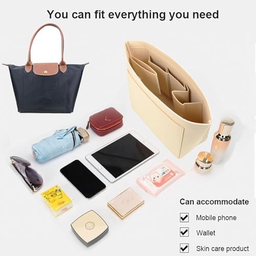 Lckaey Purse Organizer Insert for Longchamp Le Pliage Neo Handbags Insert - Image 4