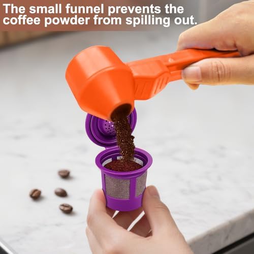 Palksky Coffee Scoop & Funnel for Reusable K Cup Refillable Coffee Pods - Image 3