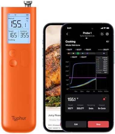 Typhur Sync Gold Gen2 Sub-1G Wireless Meat Thermometer by Unknown