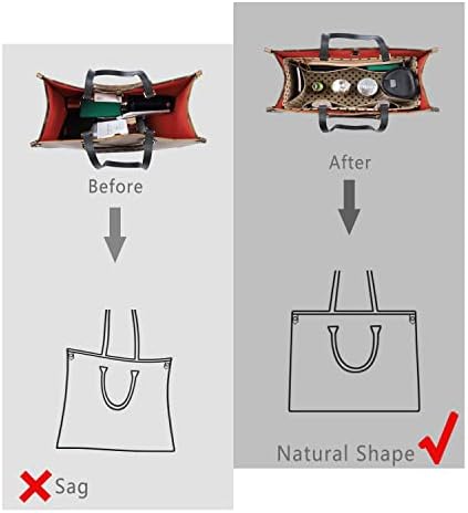 ZTUJO Purse Organizer Insert For Handbags, Silky Touching Bag Organizer Insert - Image 6