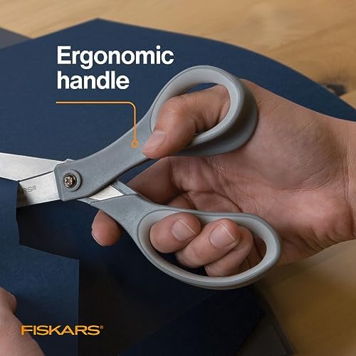 Fiskars 8" SoftGrip Everyday All Purpose Scissors, Office & Crafts - Image 5
