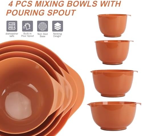 BoxedHome 4.5qt Mixing Bowls Set of 4 - Image 2
