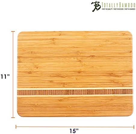 Totally Bamboo Martinique Bamboo Serving and Cutting Board - Image 5