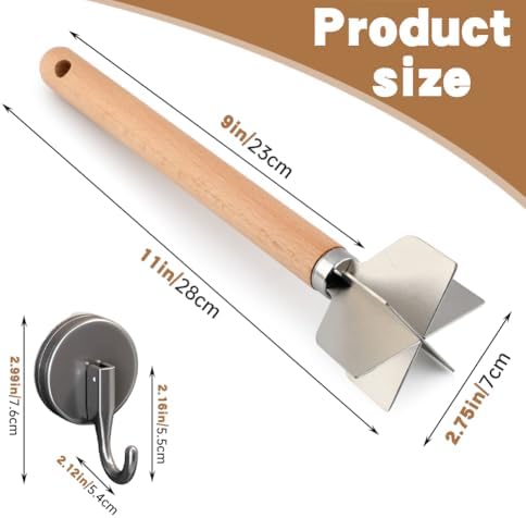 Meat Chopper Stainless Steel Meat Masher - Image 2