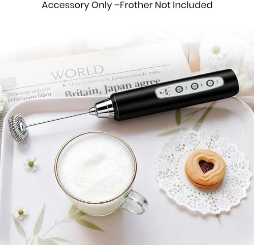 Colarlemo Rechargeable Milk Frother Whisk Rods - Image 4