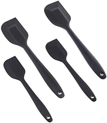 Amazon Basics Non-Stick Heat Resistant Silicone Spatula Set, Dishwasher Safe - Image 2