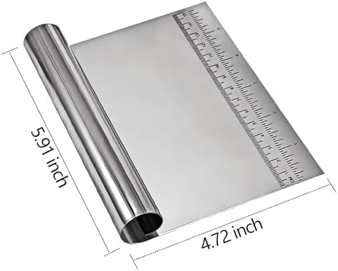 Dough Pastry Scraper Stainless Steel Bench Scraper - Image 7