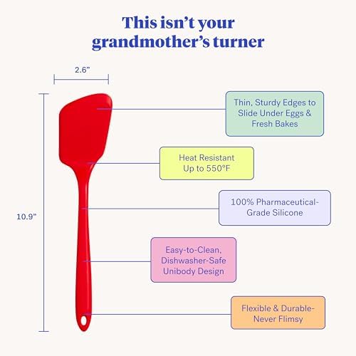 GIR: Get It Right Silicone Kitchen Spatula Turner - Image 3