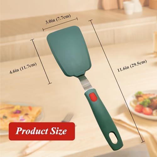 Silicone Spatula Turner, Small Pancake Spatulas - Image 3