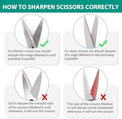 Longzon 5-in-1 Knife Sharpener 4 Stage and Cut-Resistant Glove - Image 5