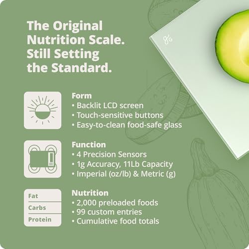 Greater Goods Food Scale with Nutrition Calculator, 000 Codes - Image 3