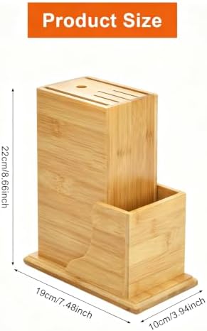 7 Slots Universal Knife Block, Kitchen Knife Holder - Image 2