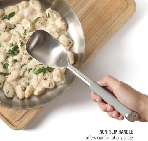 Calphalon Edge Cooking Utensil Spoon, Stainless Steel Kitchen Spoonwith Heat - Image 5