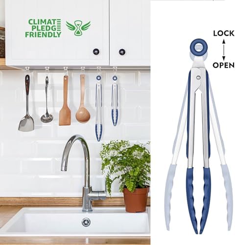 HOTEC Stainless Steel Kitchen Tongs - Image 5