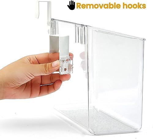 vacane 2 Pack Plastic Over Cabinet Door Organizer - Image 4