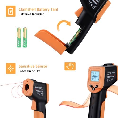 OnniOne Infrared Thermometer Temperature Gun - Image 7